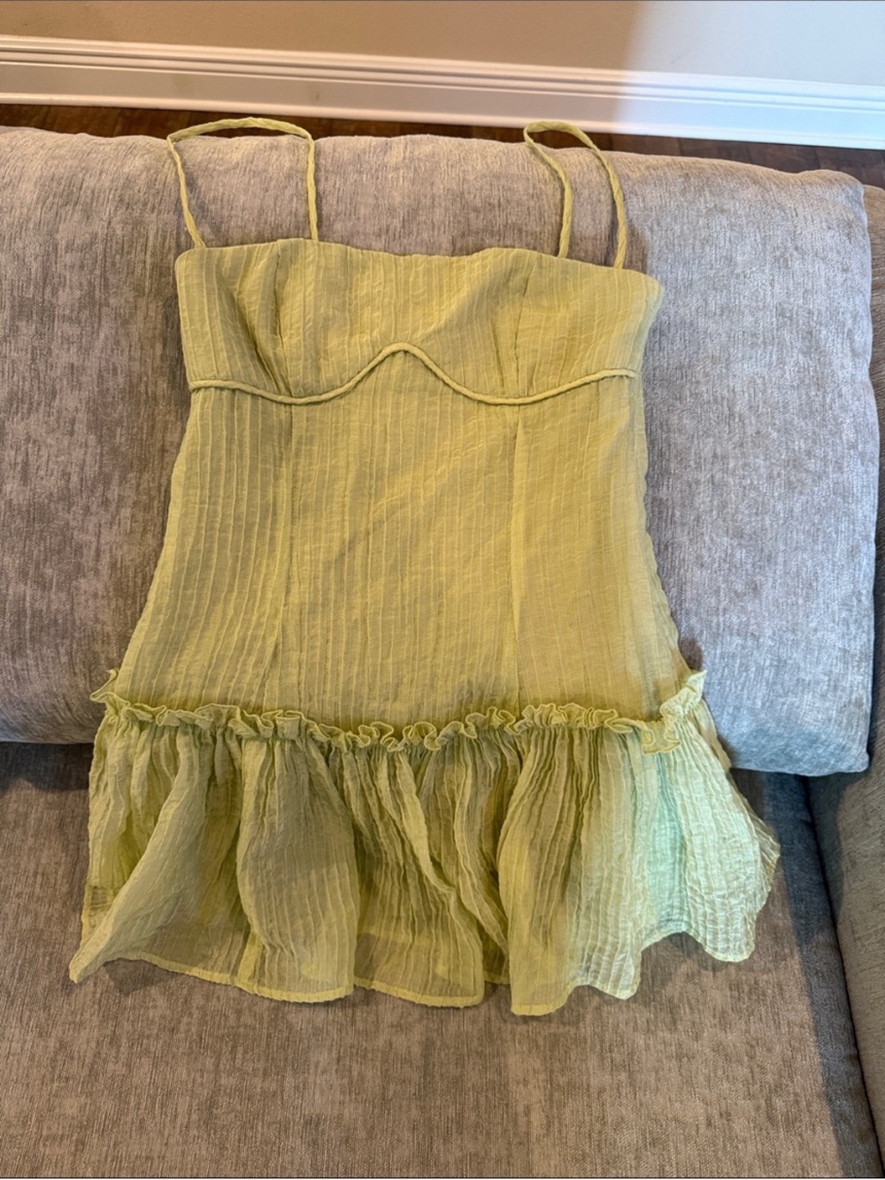 Peppermayo Light Green Dress